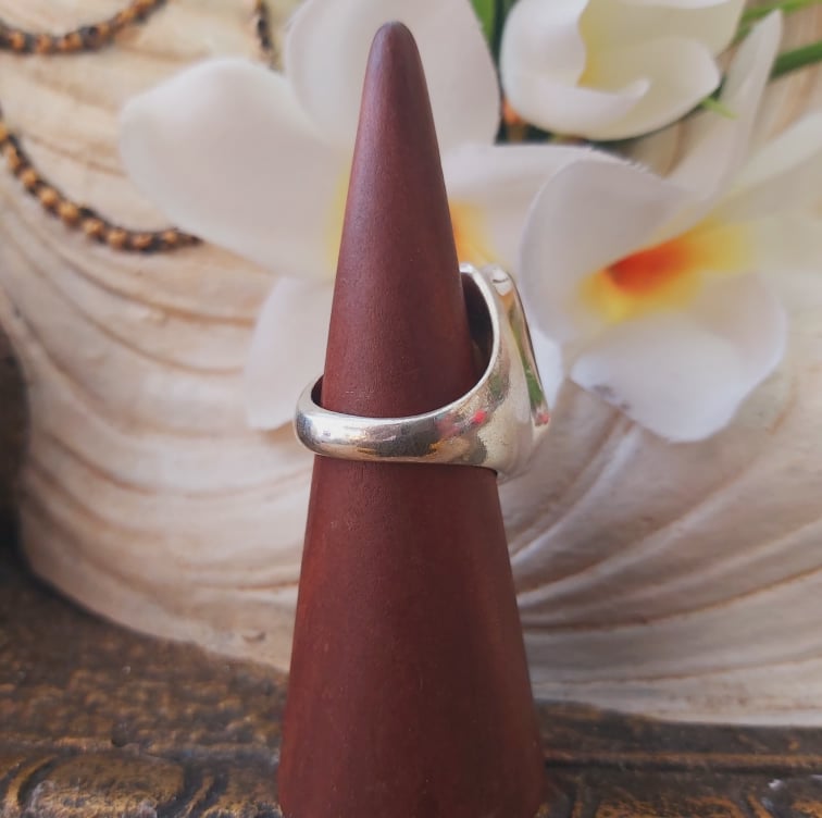 Agate Physical Wellbeing Gemstone Ring US 7 (E1864)