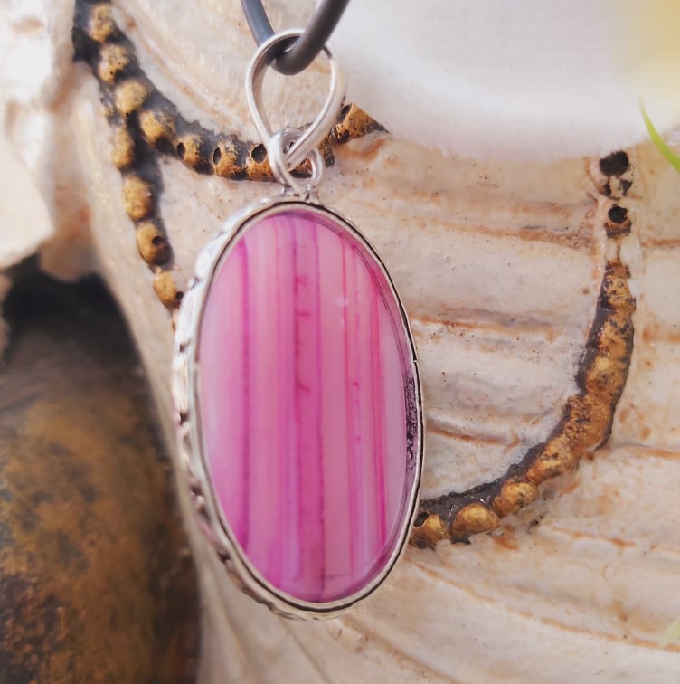 Agate Grounding & Protection Gemstone Pendant (E1889)