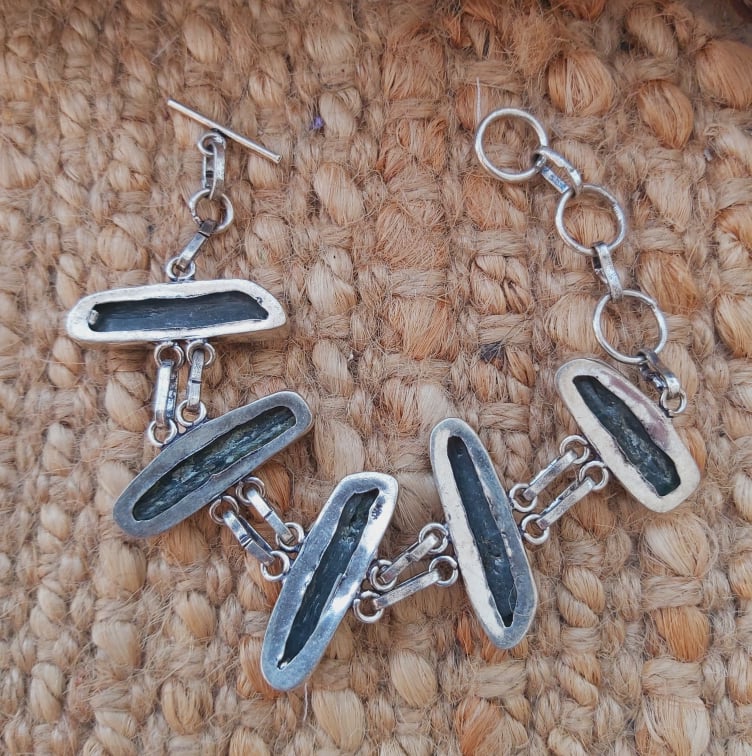 Kyanite Third Eye Chakra Bracelet 17 cm (E1947)