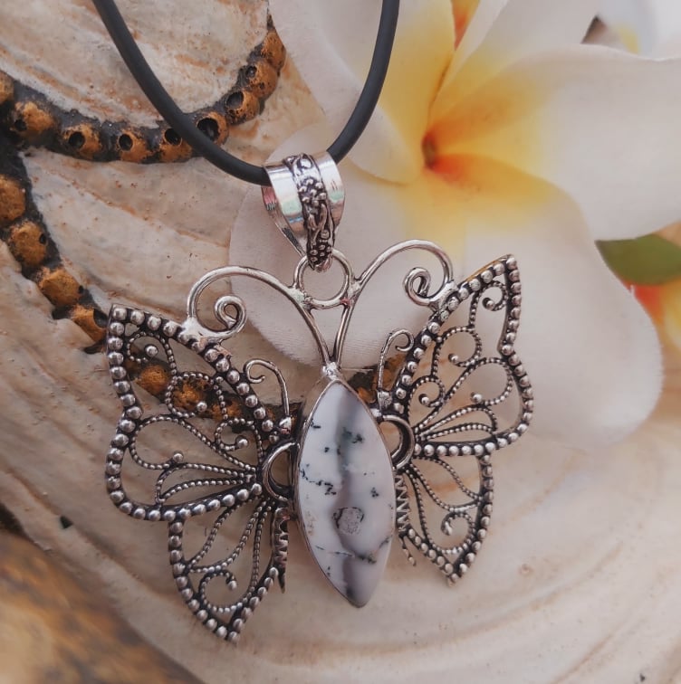 Dendritic Opal Acceptance Pendant (E2002)