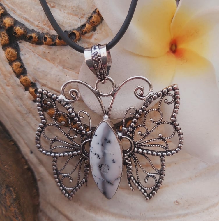 Dendritic Opal Acceptance Pendant (E2002)