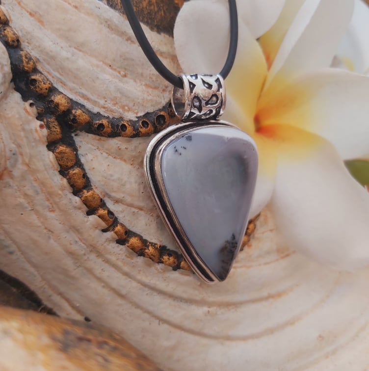 Dendritic Opal Acceptance Pendant (E2003)