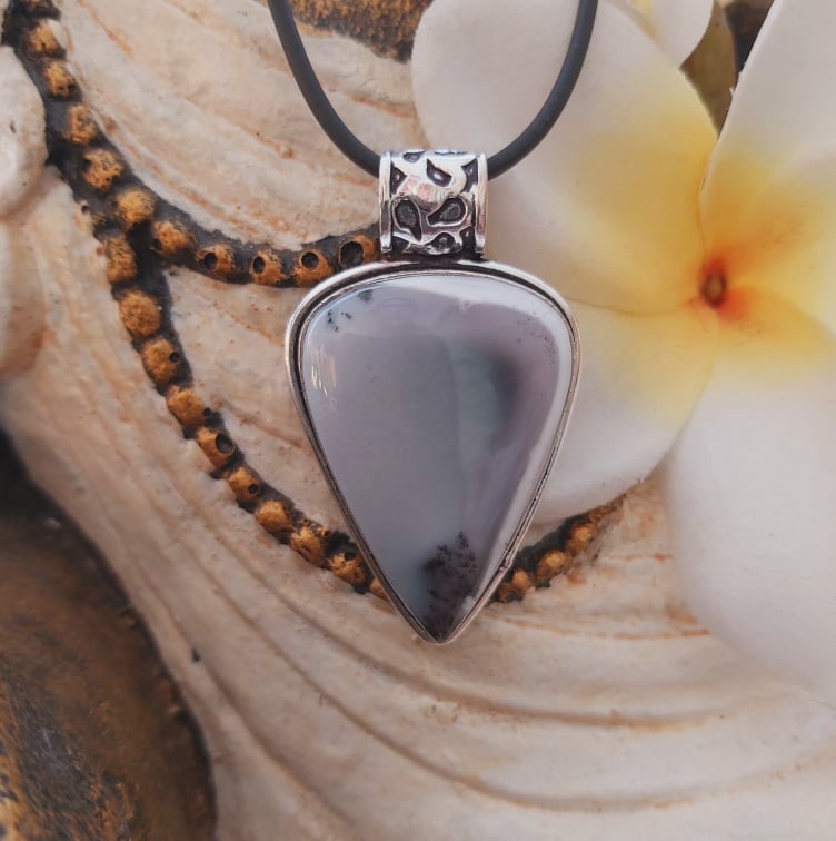 Dendritic Opal Acceptance Pendant (E2003)