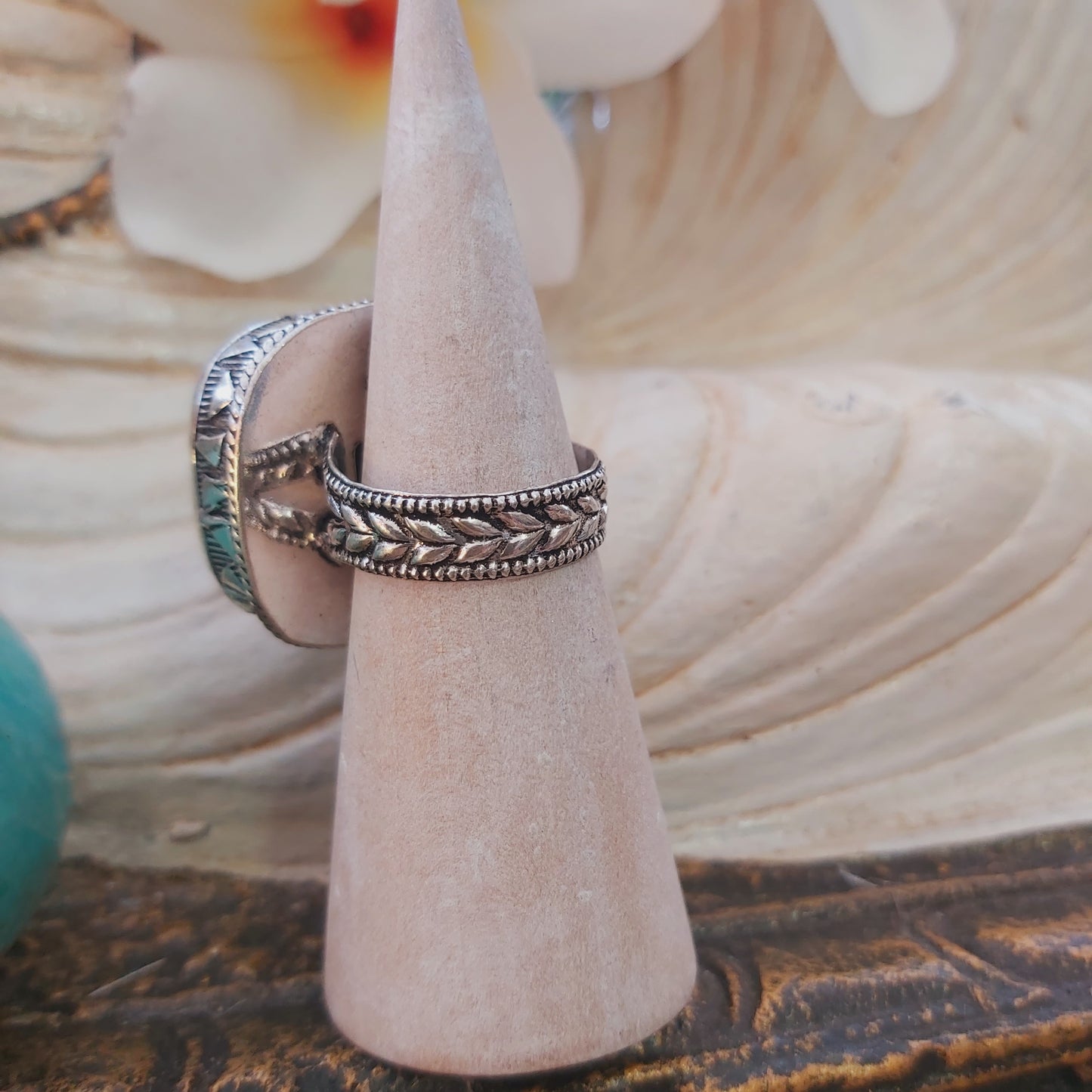 Bumblebee Jasper Gemstone Ring Size US 8 (E2209)