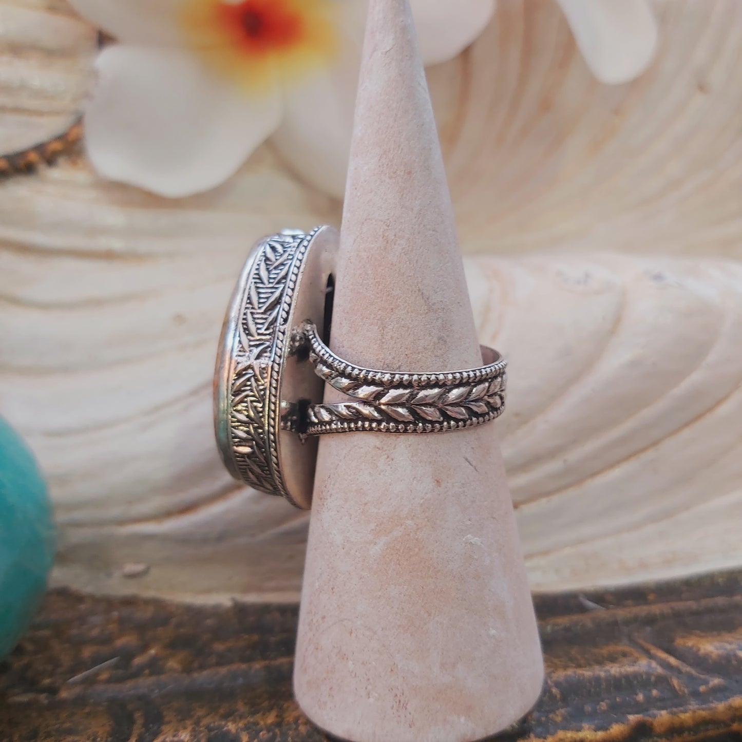 Bumblebee Jasper Gemstone Ring Size US 9 (E2214)