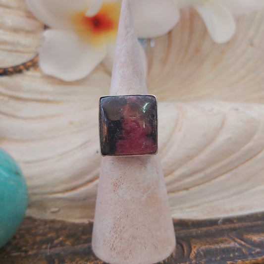 Rhodonite Self-Worth Ring US 7 (E2235)