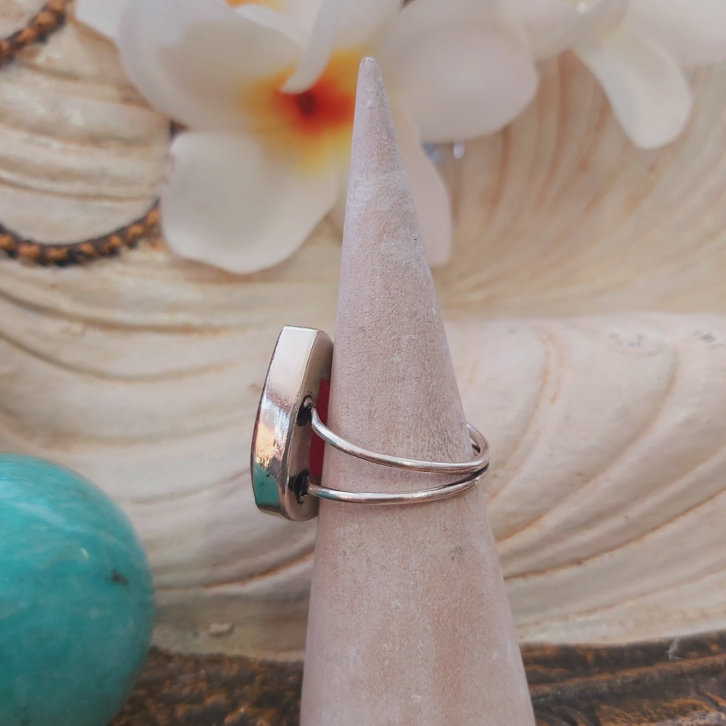 Rhodonite Self-Worth Ring US 9 (E2239)