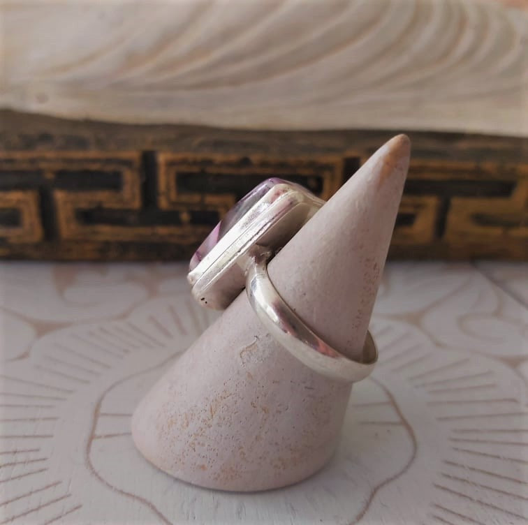 Dendritic Opal Spiritual Growth Ring US 8 (E2321)