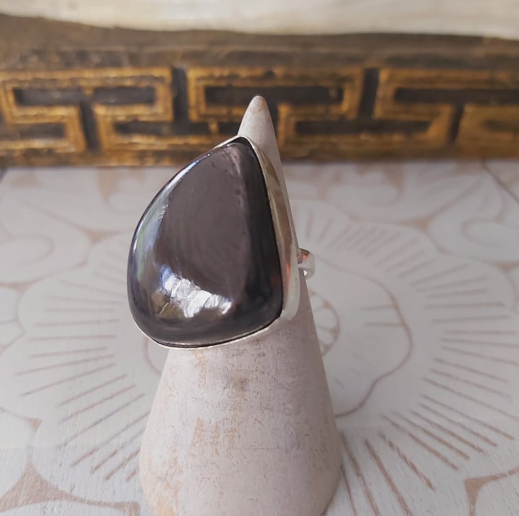 Hypersthene Serenity Gemstone Ring Size US 7 (E2350)