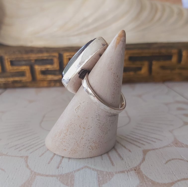 Hypersthene Serenity Gemstone Ring Size US 7 (E2350)
