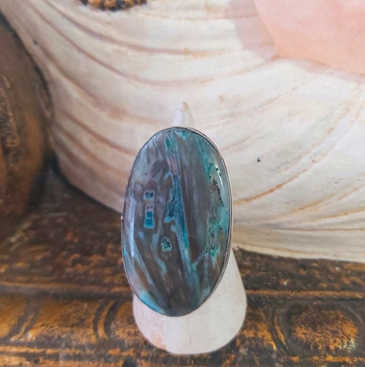 Agate Well Being Ring Size US 8.5 (E2452)