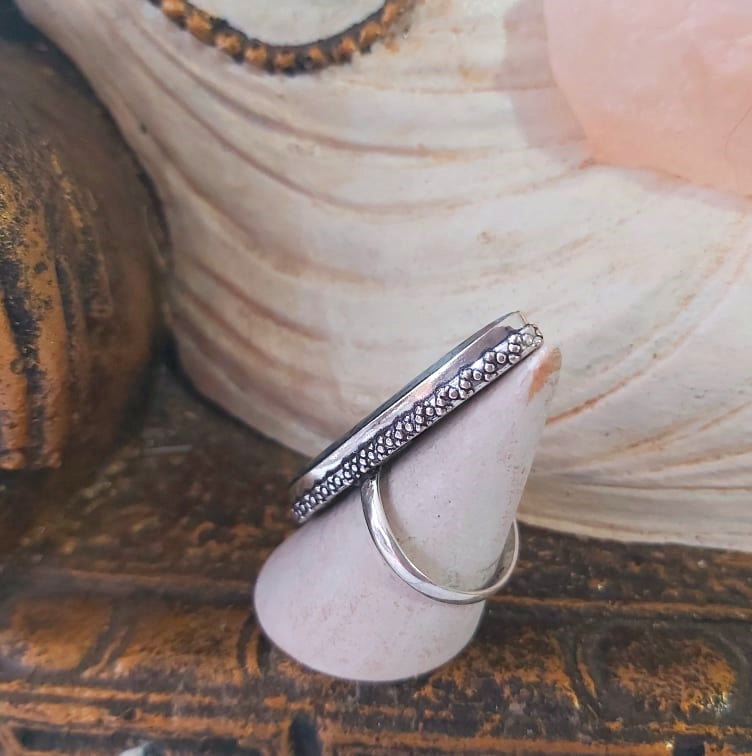 Agate Well Being Ring Size US 10 (E2454)