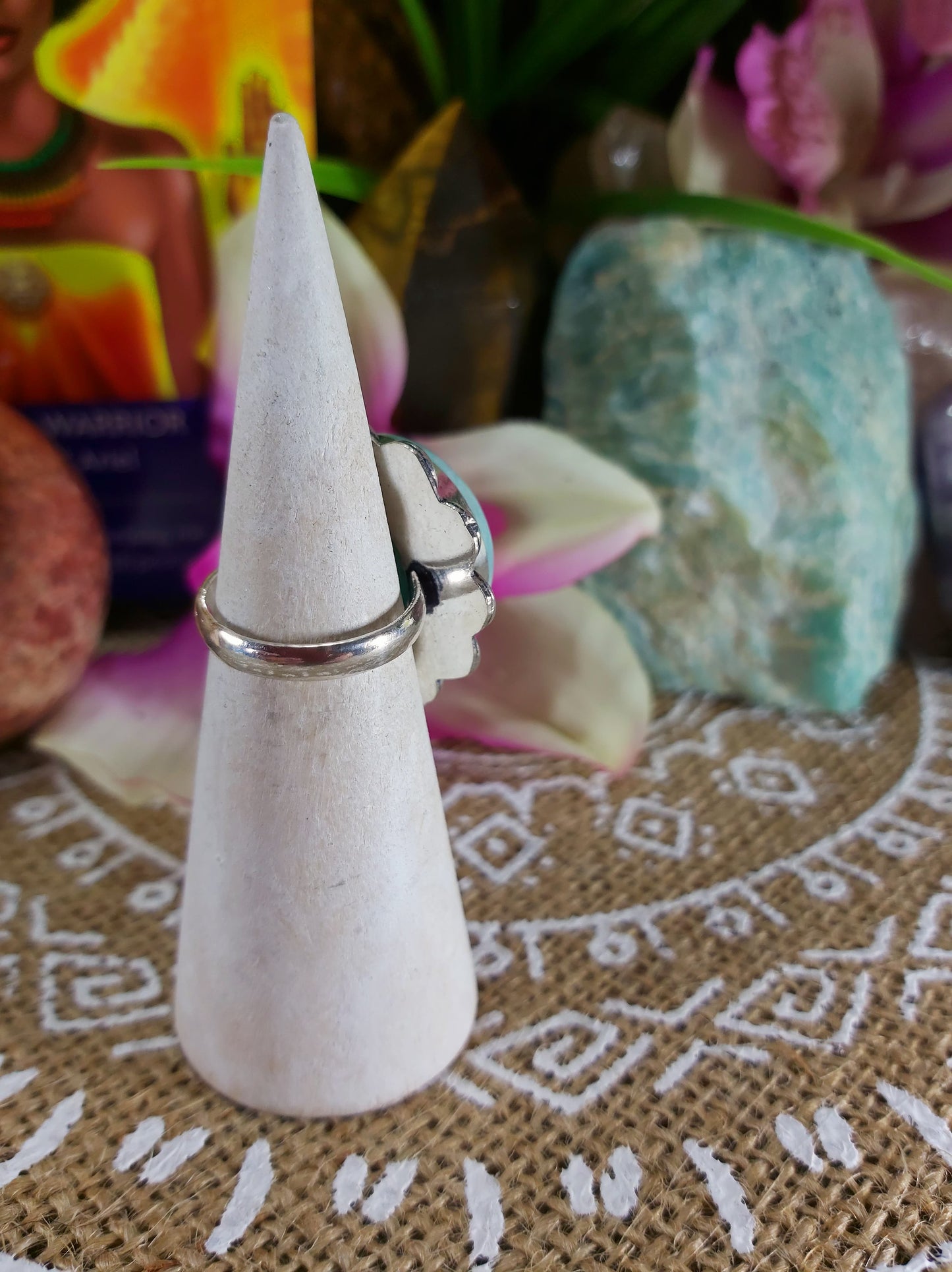 Peruvian Opal Tranquillity Ring Size US 7 (E258)