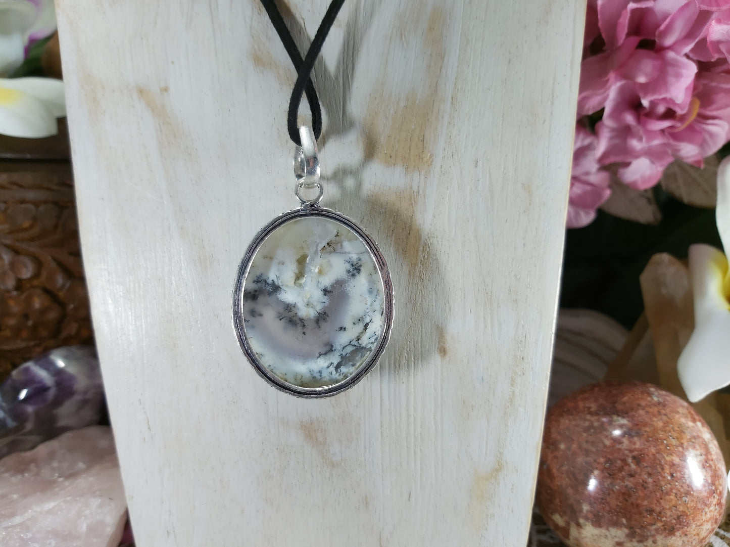 Dendritic Opal Pendant (E391)