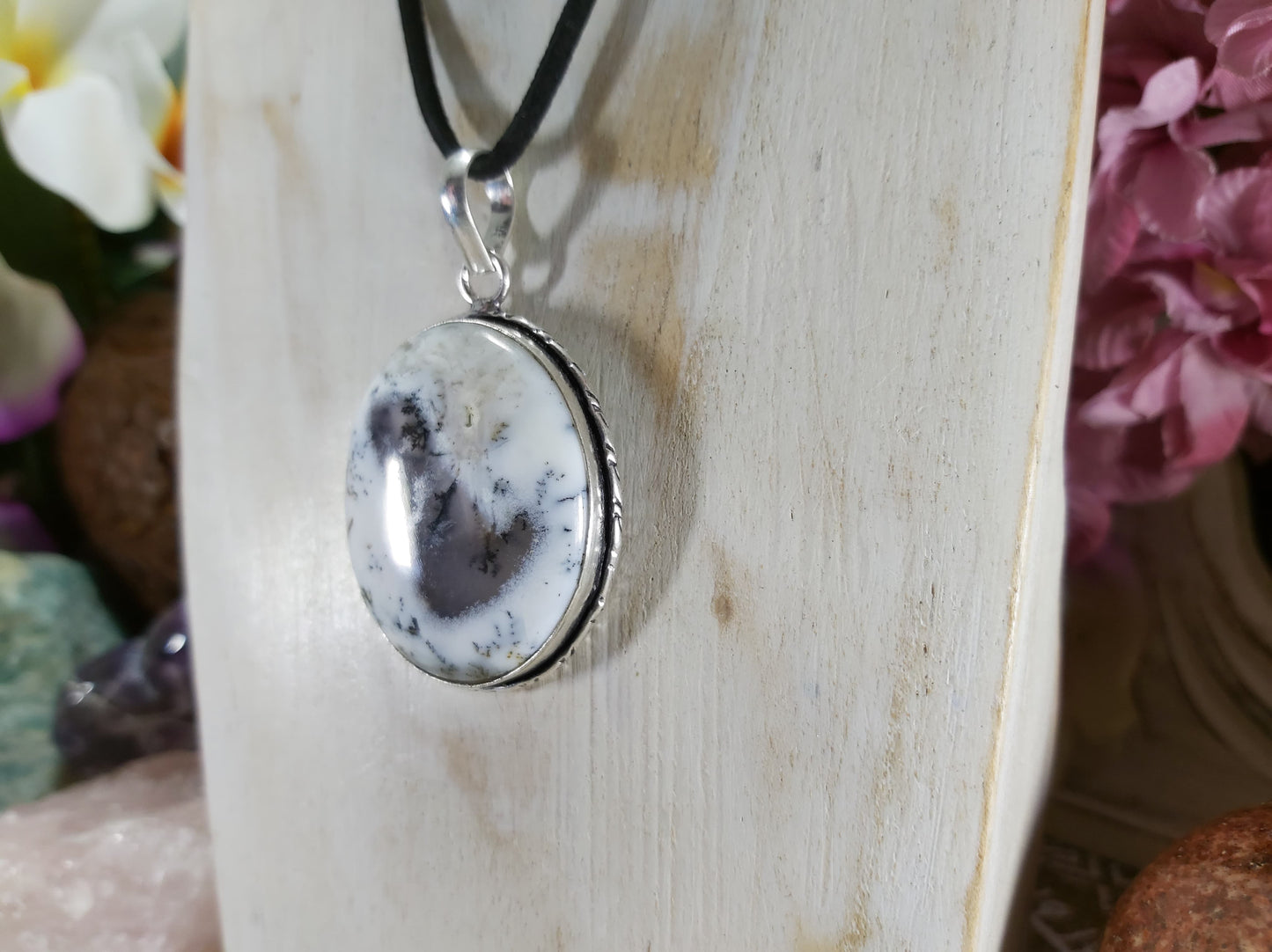 Dendritic Opal Pendant (E391)