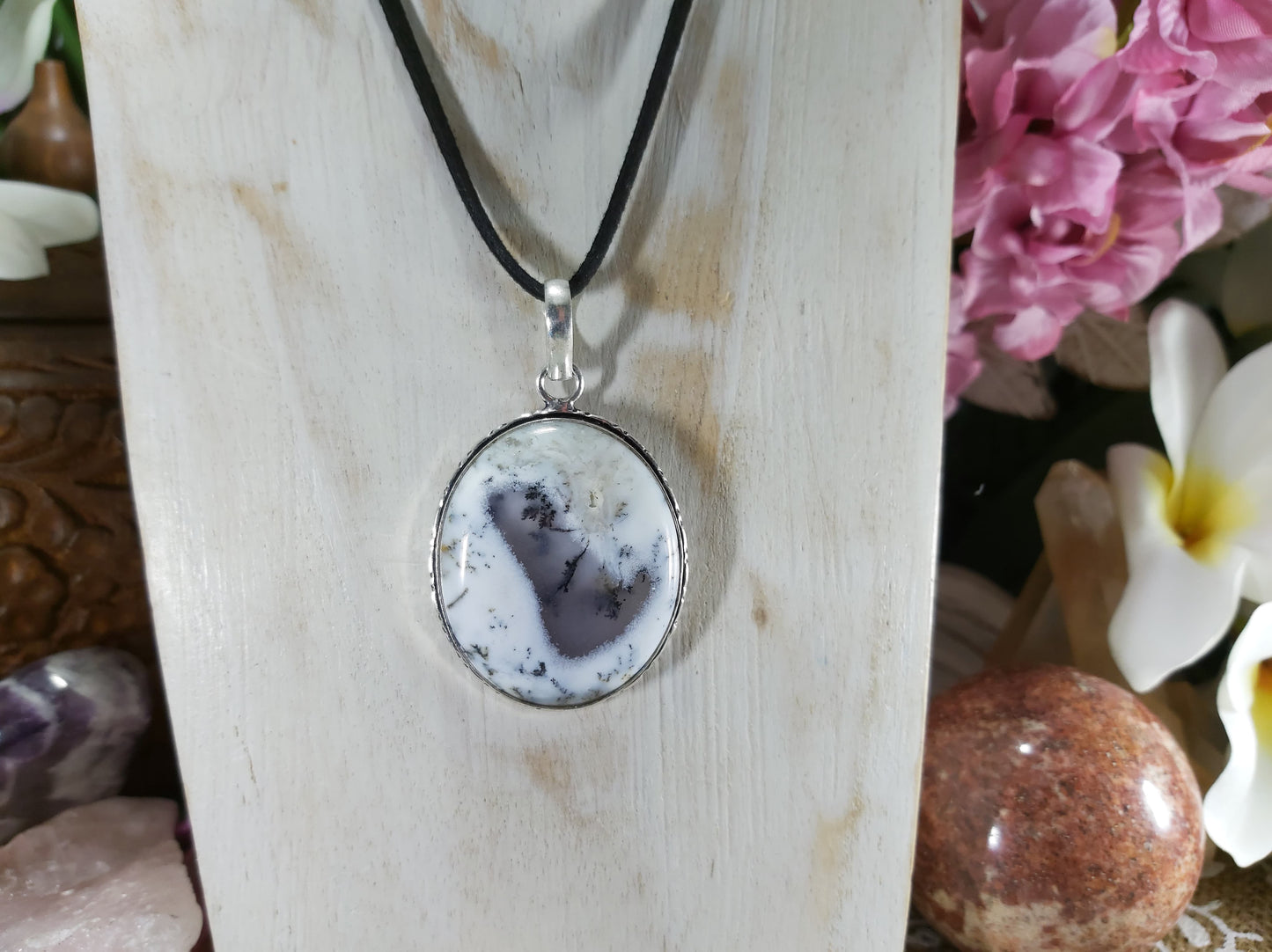 Dendritic Opal Pendant (E391)