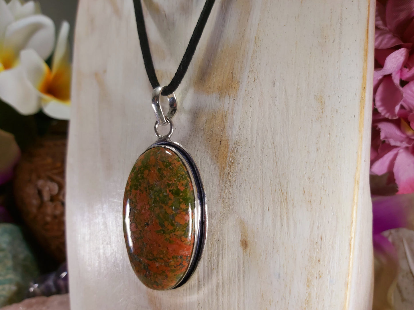 Unakite Emotional Release Pendant (E405)
