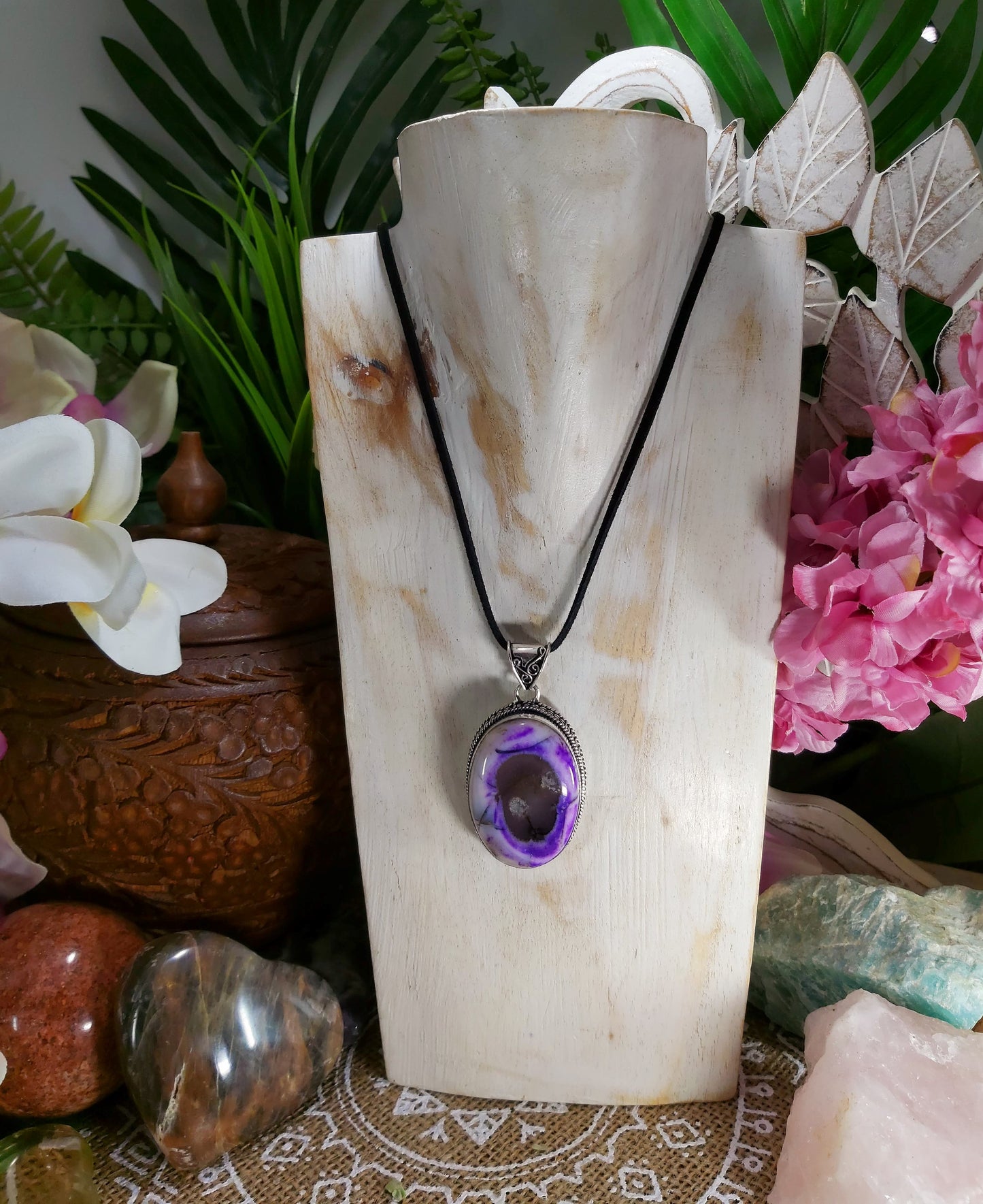 Dendritic Opal Hope to Life Pendant (E531)