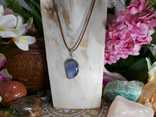 Dendritic Opal Hope to Life Pendant (E538)