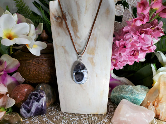 Dendritic Opal Hope to Life Pendant (E539)