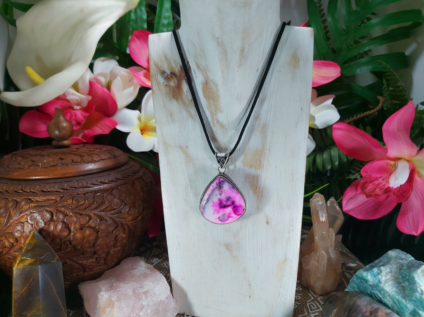 Dendritic Opal Hope Pendant (E651)