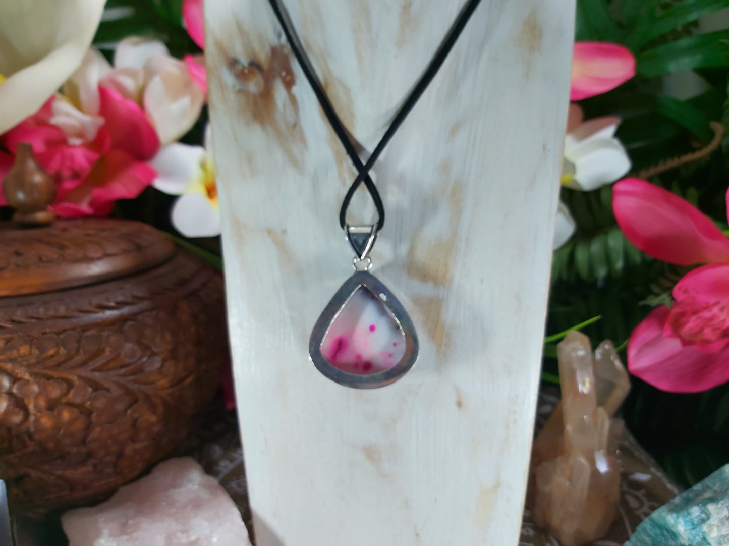 Dendritic Opal Hope Pendant (E651)