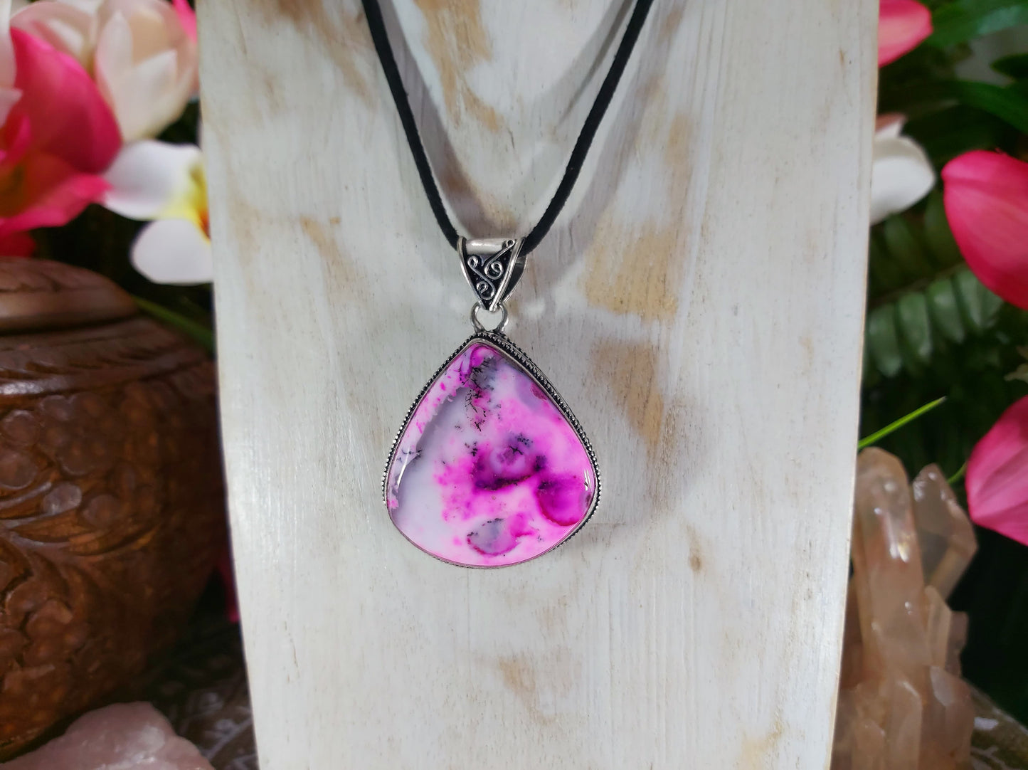 Dendritic Opal Hope Pendant (E651)