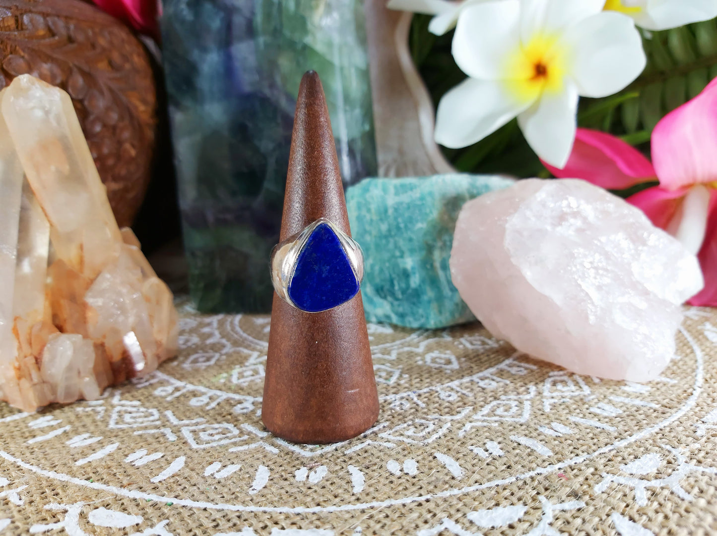 Lapis Lazuli Self Expression Ring US 9 (E713)