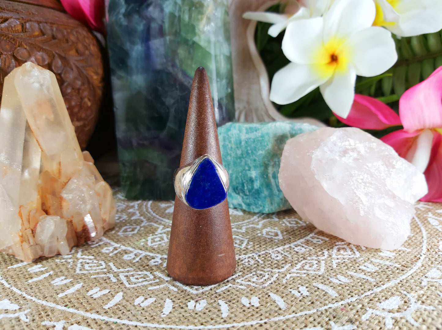 Lapis Lazuli Self Expression Ring US 9 (E713)
