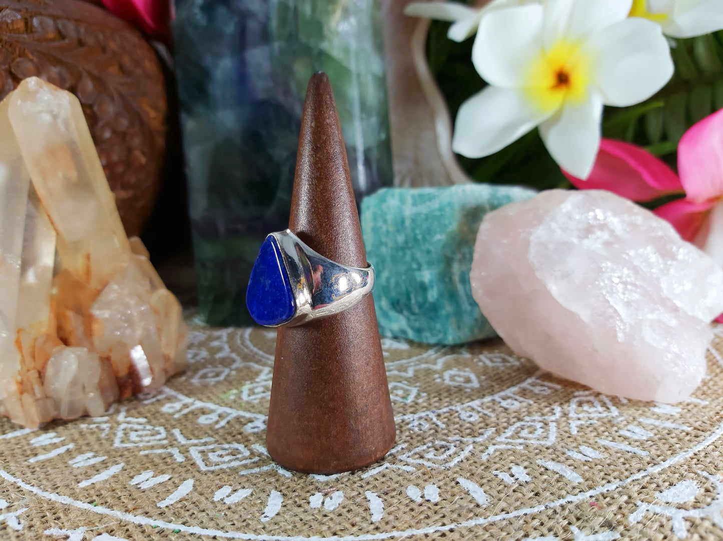 Lapis Lazuli Self Expression Ring US 9 (E713)