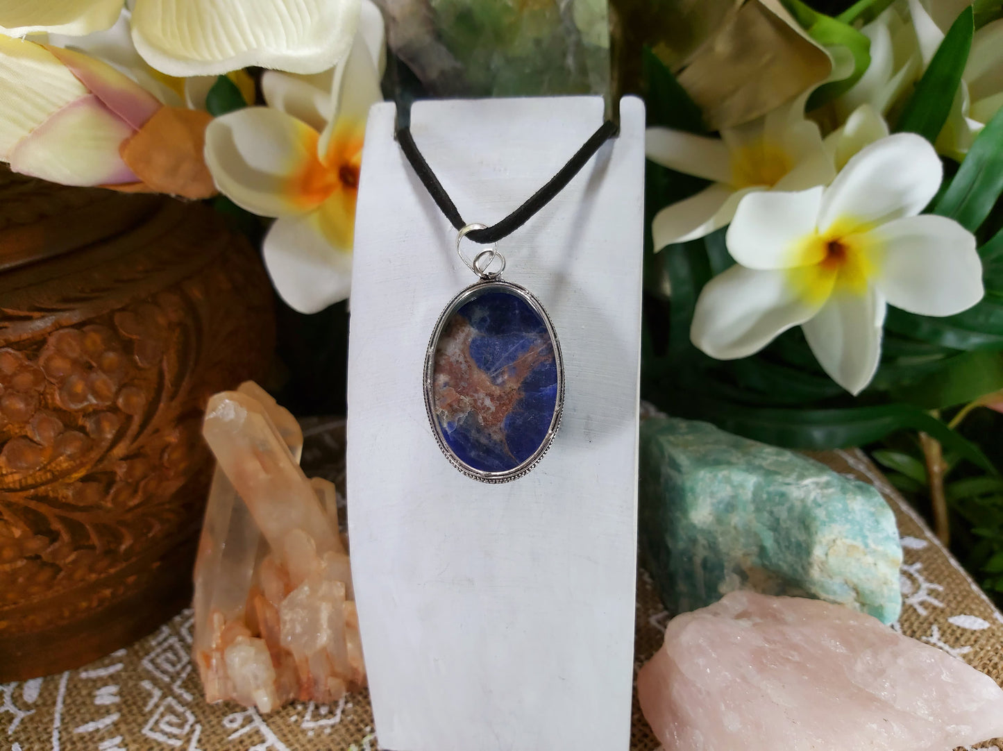 Sodalite Self-Acceptance Pendant (E807)