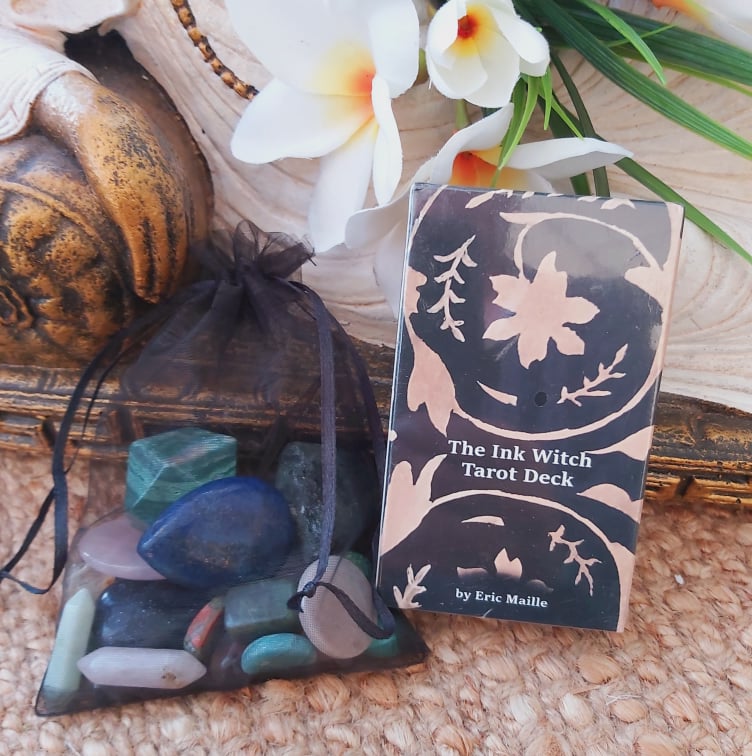 24 Gemstone Pack with FREE Mini Tarot Deck (FT27)