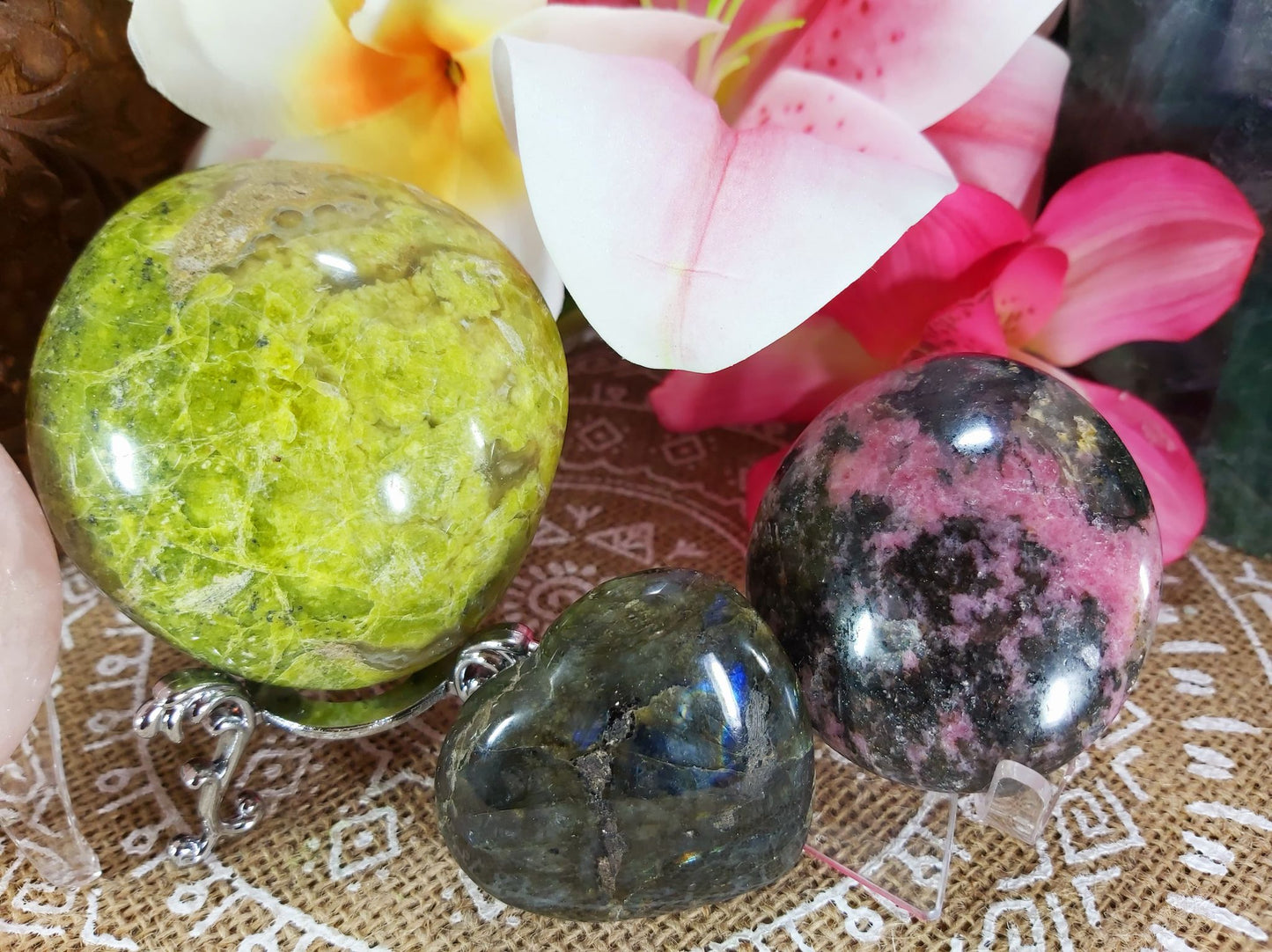 Third Eye & Heart Chakra Crystal Pack Of 4 (#3)