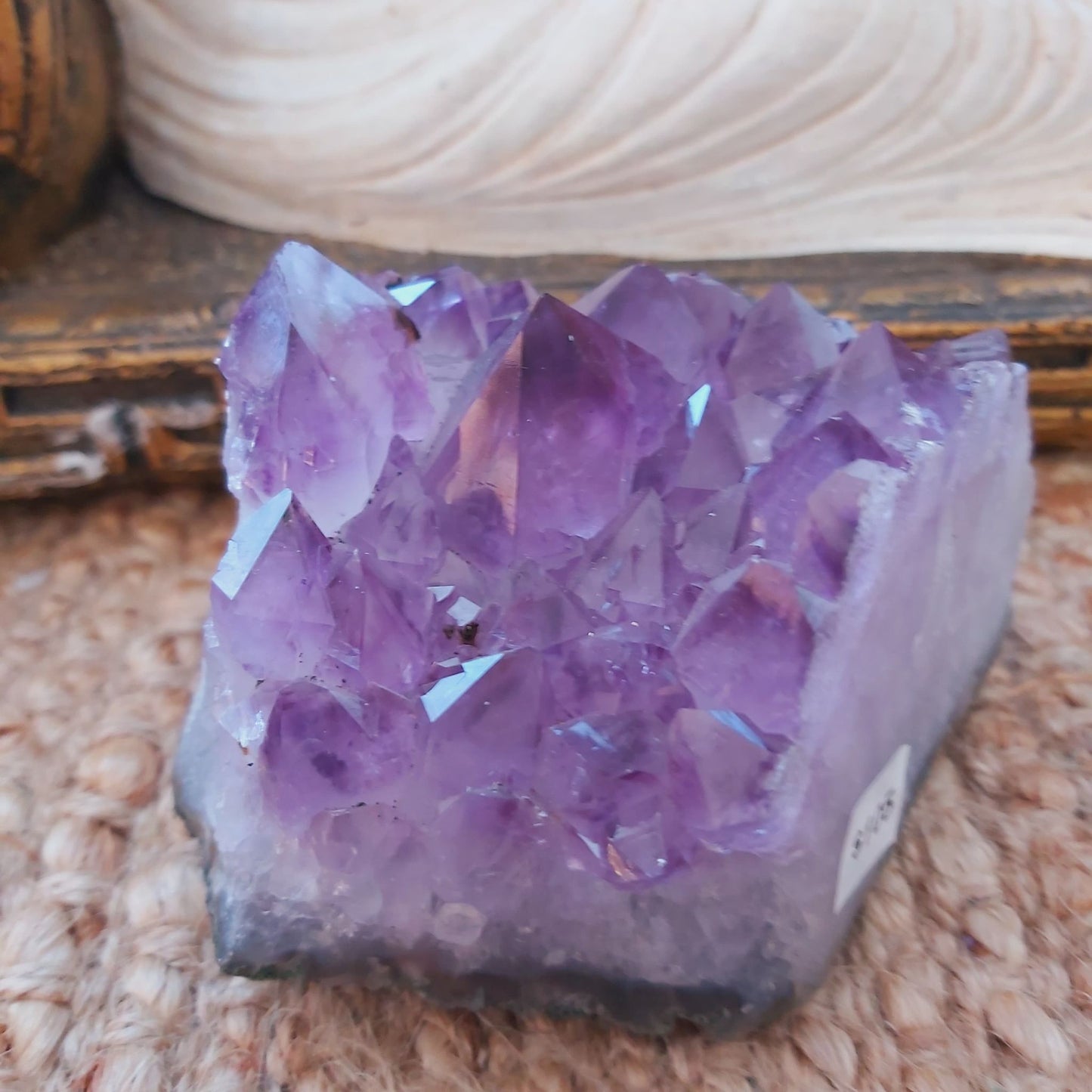Amethyst Cluster Protection Goddess 697 gms (GEM136)