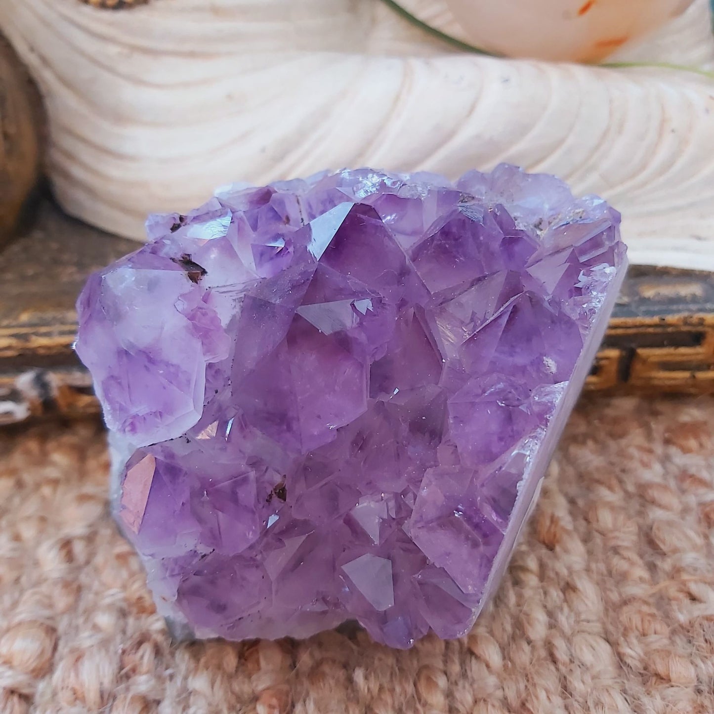 Amethyst Cluster Protection Goddess 697 gms (GEM136)