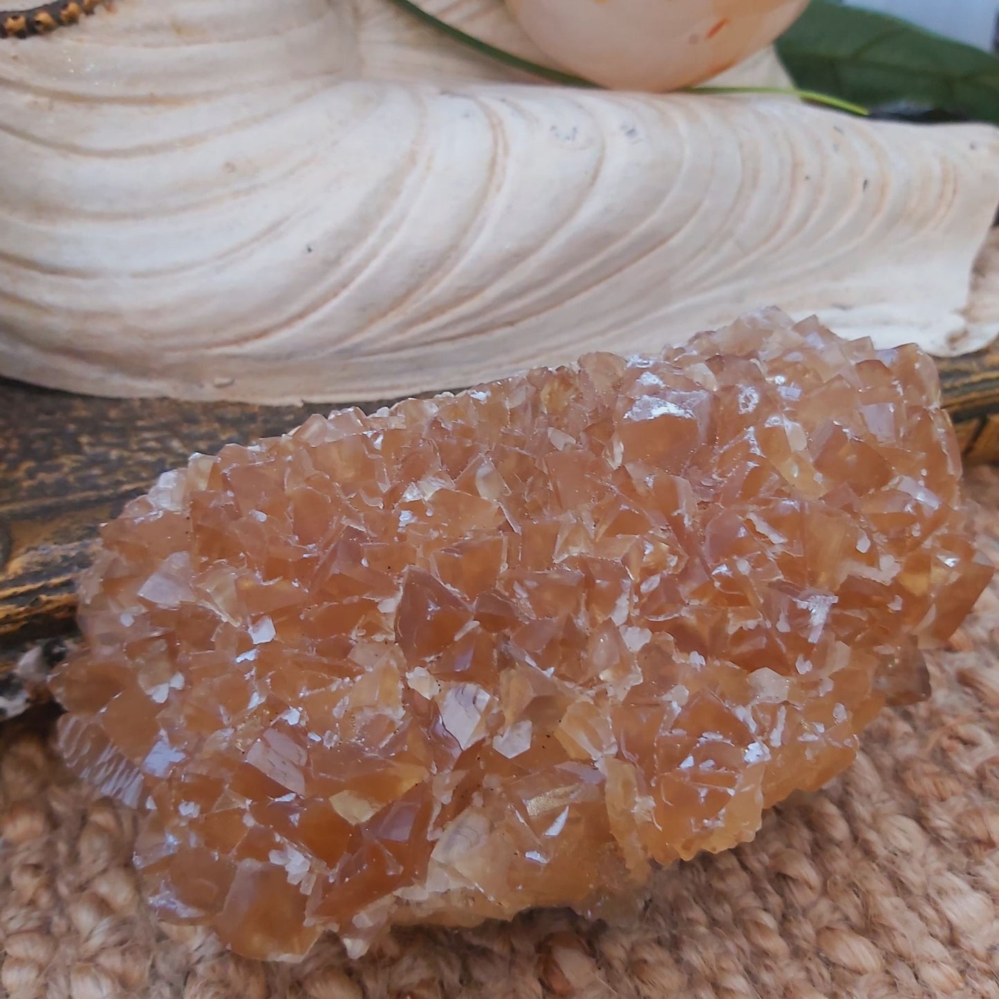 Honey Calcite Clarity Crystal 797 gms (GEM138)
