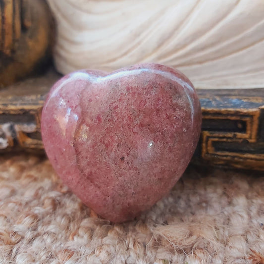 Rhodonite Heart Crystal 182 gms (GEM148)