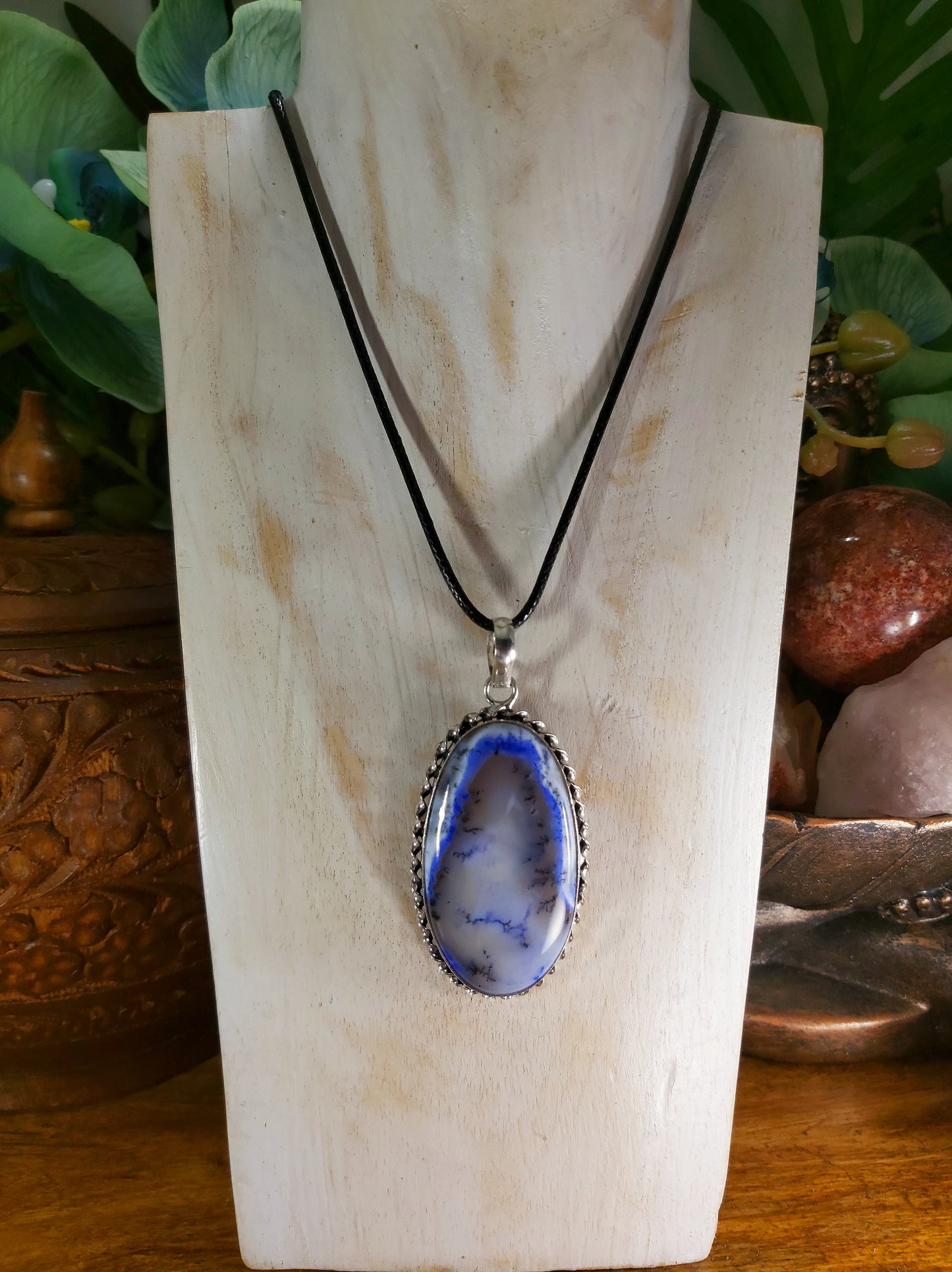 Dendritic Opal Pendant (E108)