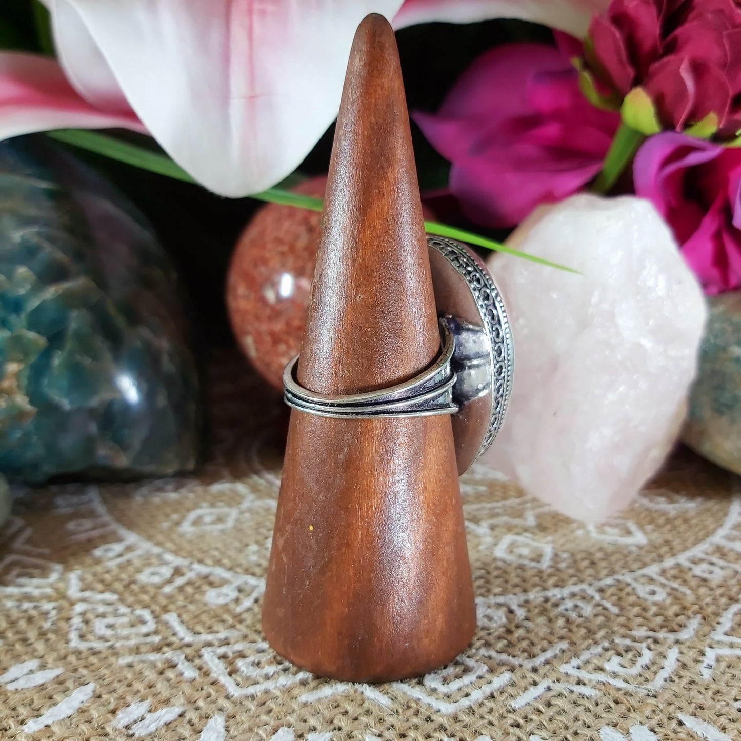 Agate Physical Well Being & Balance Ring US 10 (E1234)