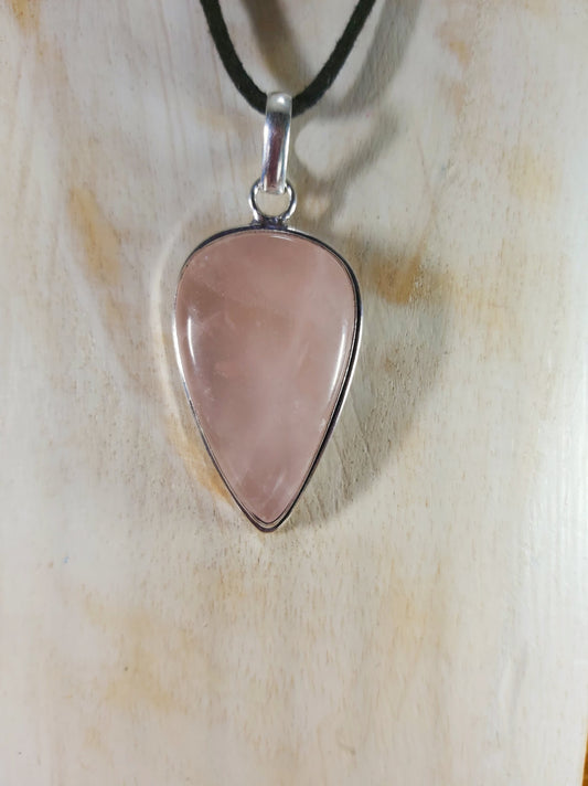 Rose Quartz Love Pendant (E127)