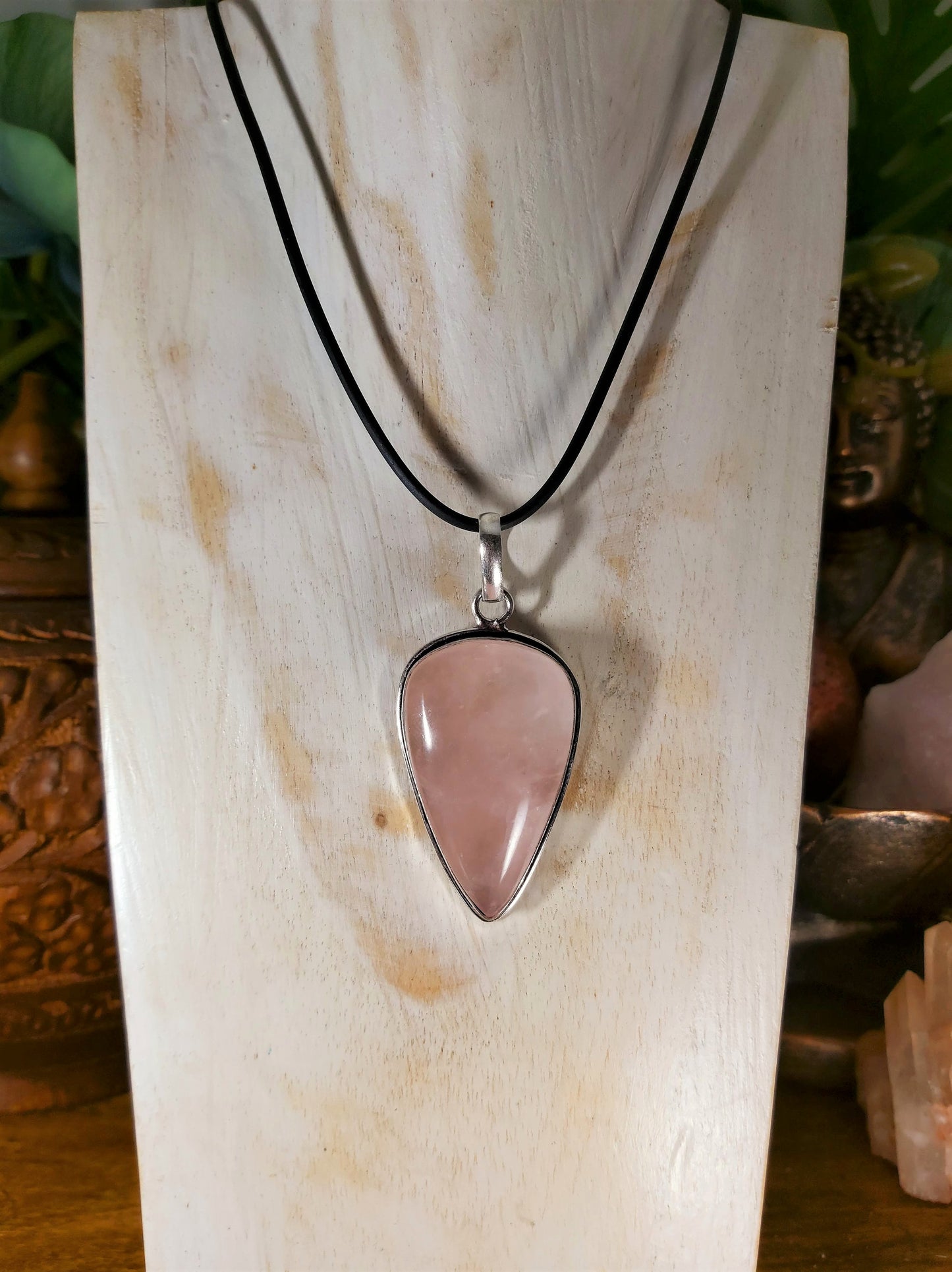 Rose Quartz True Love Pendant (E129)