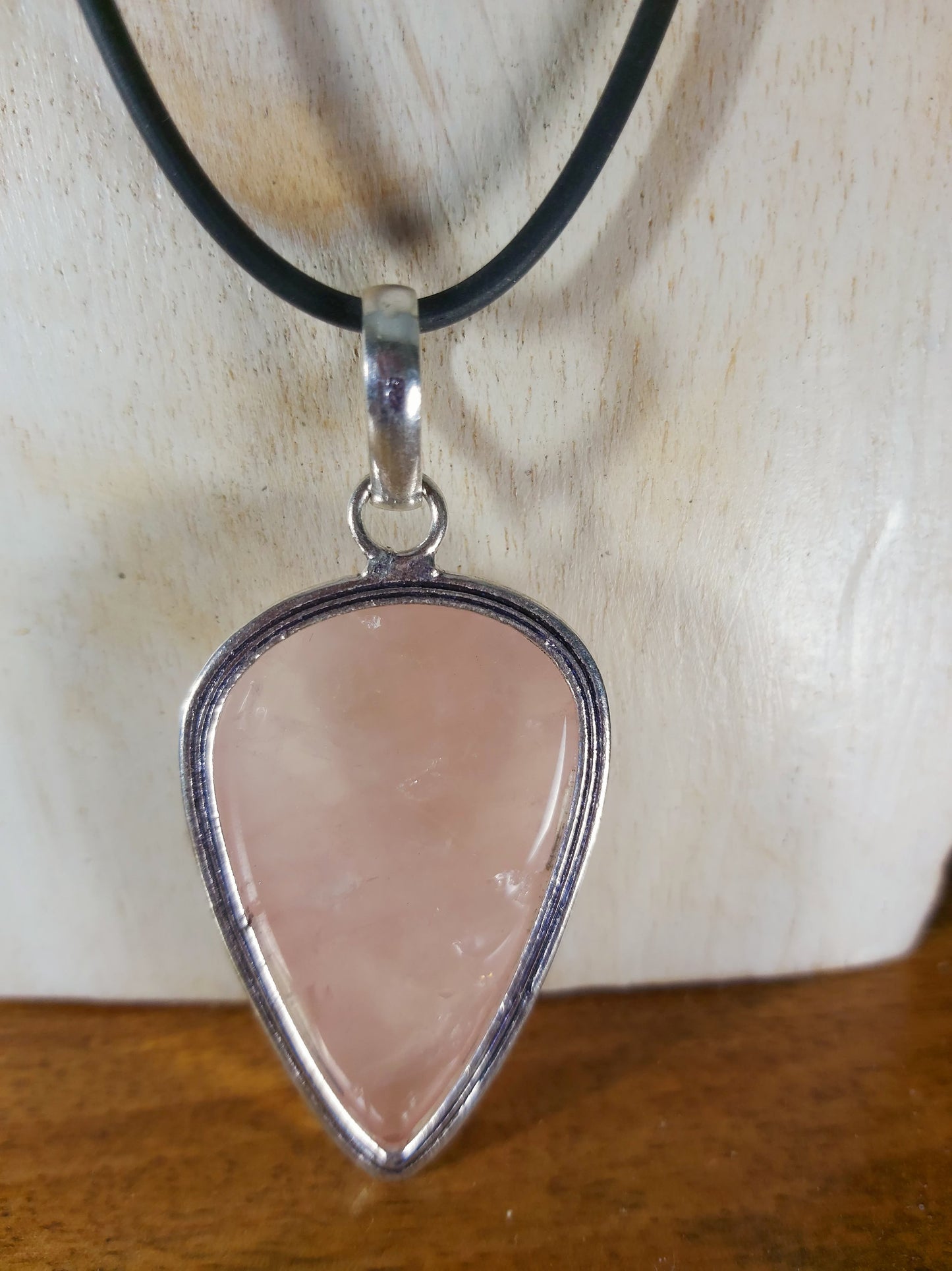 Rose Quartz True Love Pendant (E129)