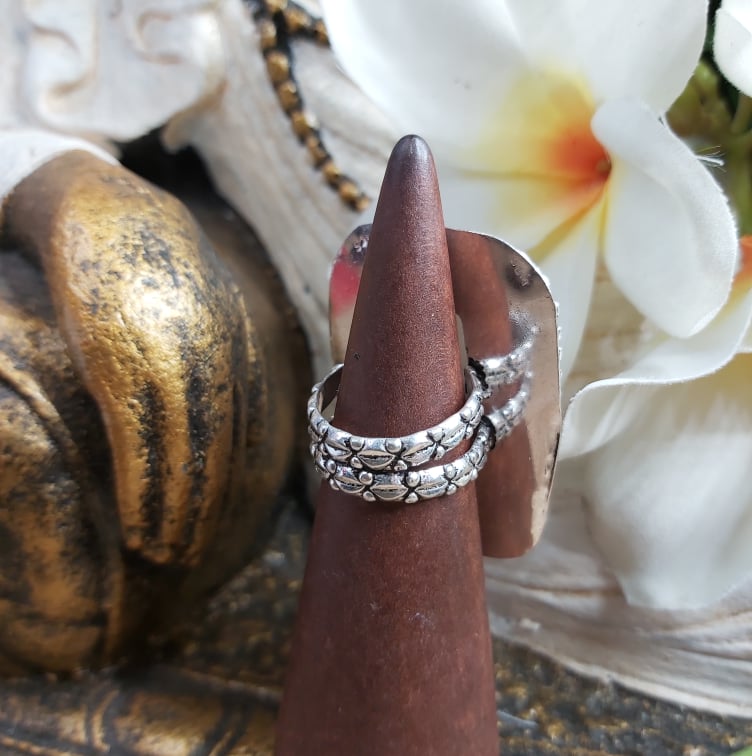 Dendritic Opal Spiritual Growth Ring US 8 (E1728)
