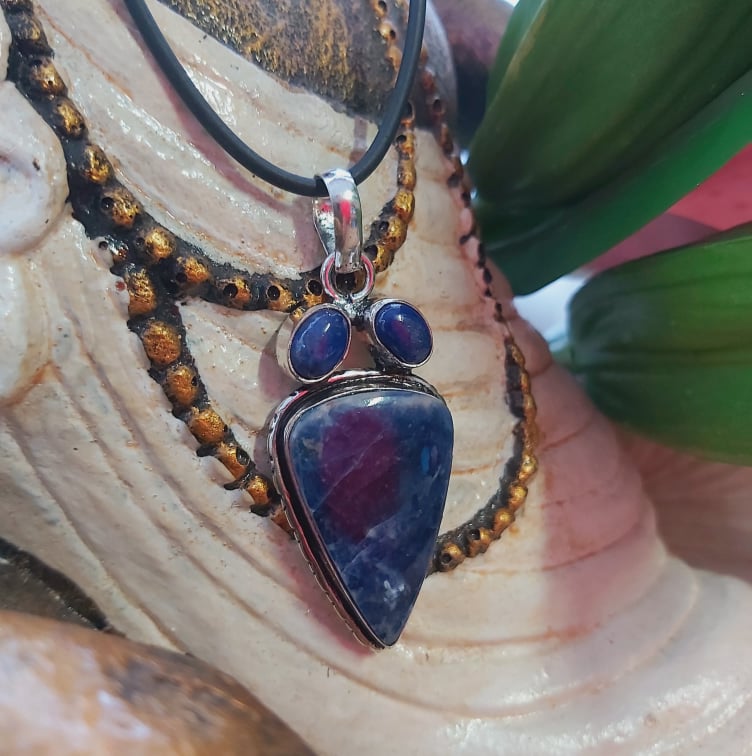 Sodalite Self-Acceptance Gemstone Pendant (E2117)