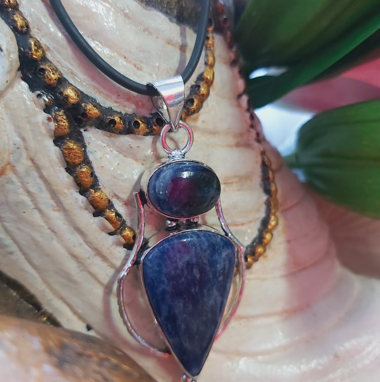 Sodalite Self-Acceptance Gemstone Pendant (E2120)