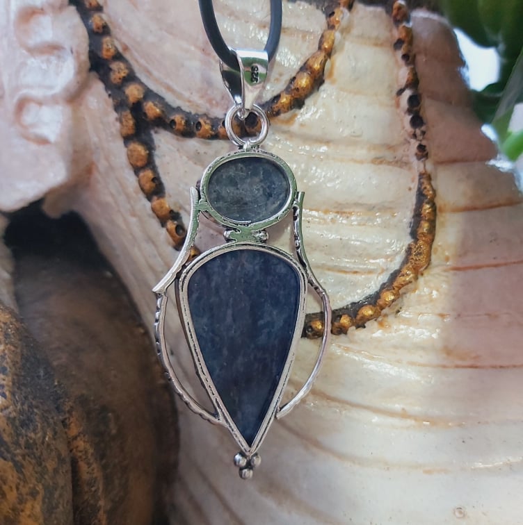 Sodalite Self-Acceptance Gemstone Pendant (E2120)