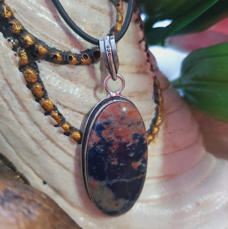 Sodalite Self-Acceptance Gemstone Pendant (E2124)