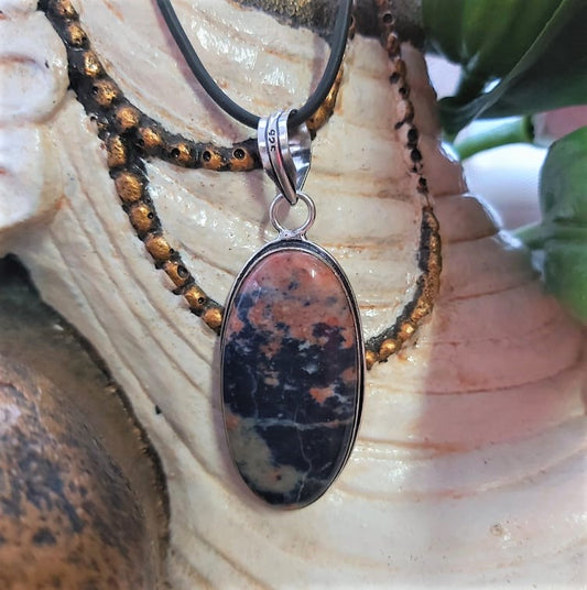 Sodalite Self-Acceptance Gemstone Pendant (E2124)