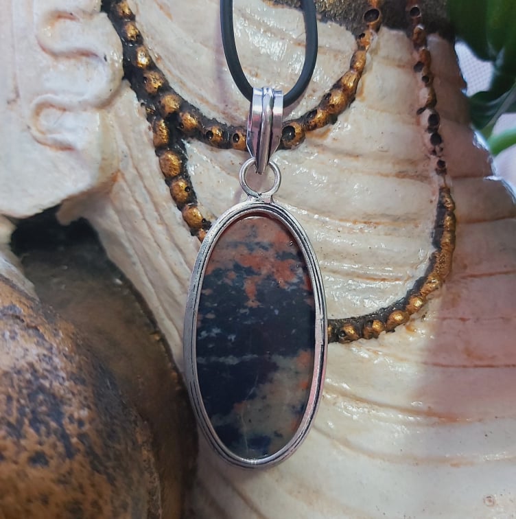 Sodalite Self-Acceptance Gemstone Pendant (E2124)