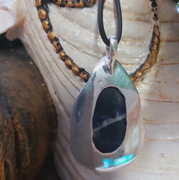 Sodalite Self-Acceptance Gemstone Pendant (E2125)